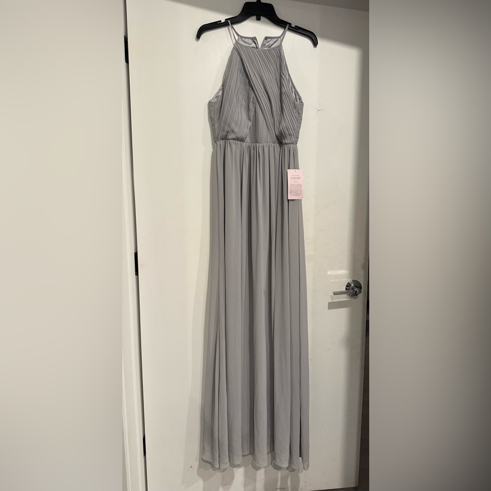 Anthropologie BHLDN Madrie Dress Bridesmaid Formal Airy Chiffon Size 8 - Picture 2 of 5